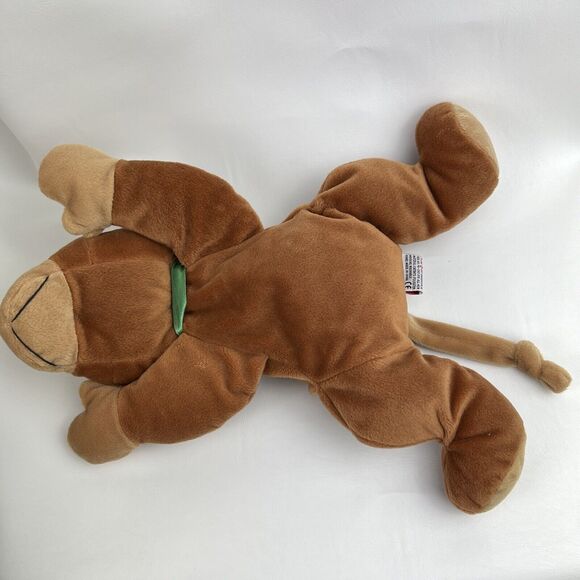 TY Pillow Pals Swinger Monkey Plush 90s VTG Brown 14 in Floppy Soft Sewn Eyes - Picture 10 of 11